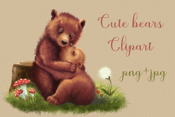 Download Cute Bears Clipart, Forest Baby Bears - Art Collection