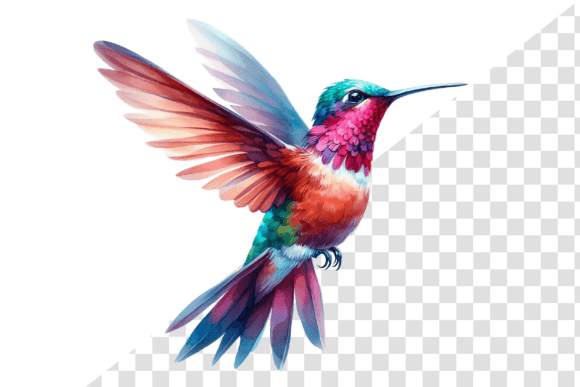 Download Hummingbird Art Watercolors Clipart - Art Collection