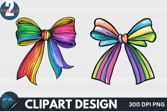 Download Colorful Rainbow Bow Clipart PNG - Art Collection