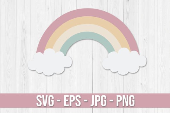 Download Pastel Rainbow Clipart Svg Vector - Art Collection