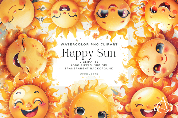 Download Happy Sun Cliparts - Art Collection