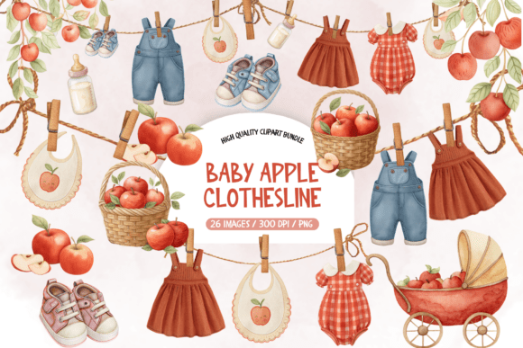 Download Apple of Our Eye Baby Shower Clipart - Art Collection