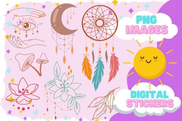 Download Boho Clipart Bundle,Boho Elements,Boho - Art Collection