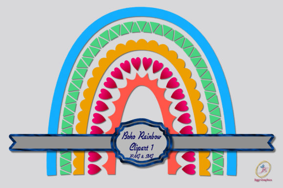 Download Boho Scandinavian Rainbow Clipart 1 - Art Collection