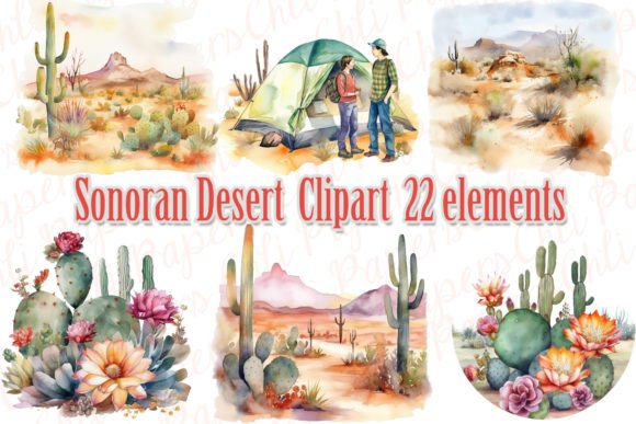 Download Sonoran Desert Clipart,Watercolor Desert - Art Collection
