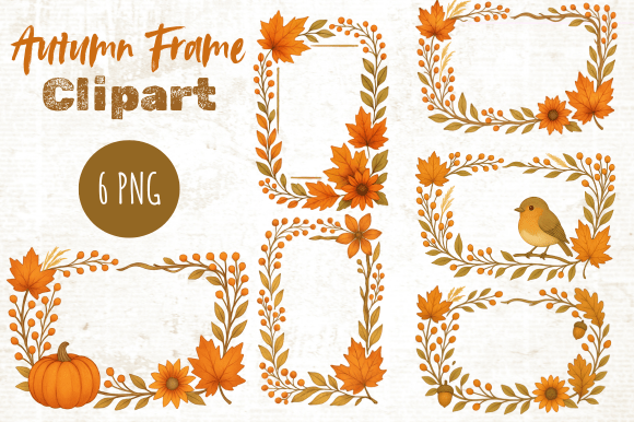 Download Autumn Frames Clipart, Fall Frames Png - Art Collection