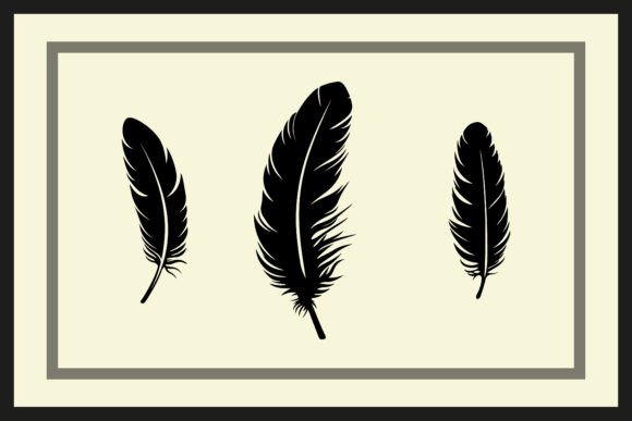 Download Bird Feather Silhouette Vector Clipart - Art Collection