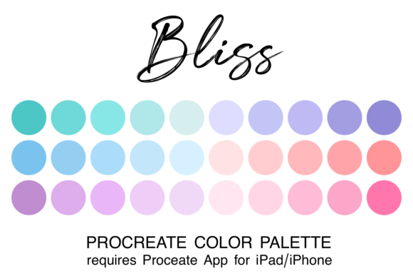 Download Bliss Procreate Color Palette - Palette Collection