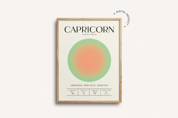 Download Сapricorn Zodiac Printable Wall Art - Art Collection