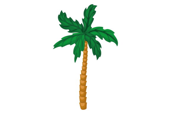 Download Jungle Palm Cartoon Icon. Tropical Fores - Art Collection