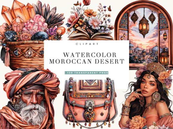 Download Watercolor Moroccan Desert Clipart - Art Collection