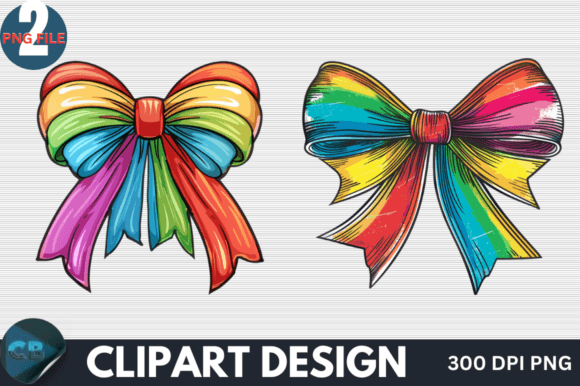 Download Colorful Rainbow Bow Clipart PNG - Art Collection
