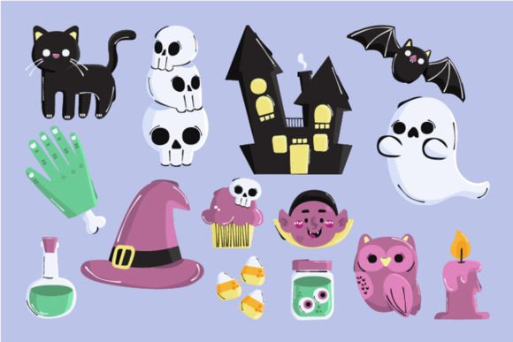 Download Halloween Aesthetic Clipart Illustration - Art Collection