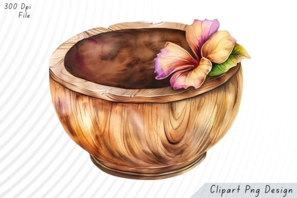 Download Tiki Bloom Bowl PNG Clipart - Art Collection
