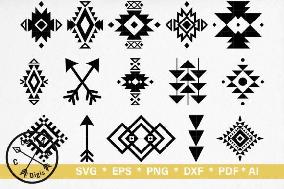 Download Aztec Tribal Pattern Clipart for Cricut - Art Collection