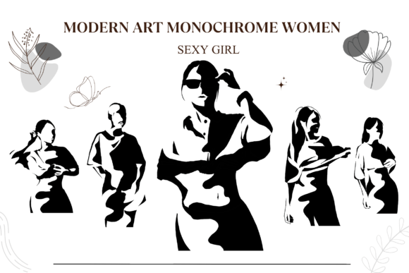 Download Modern Art Monochrome Woman Collection 1 - Art Collection