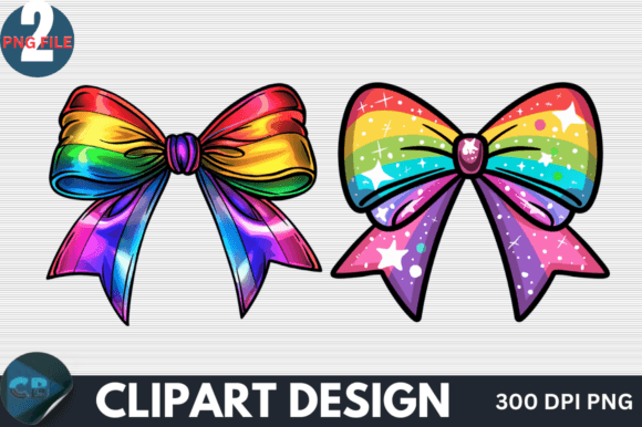 Download Colorful Rainbow Bow Clipart PNG - Art Collection