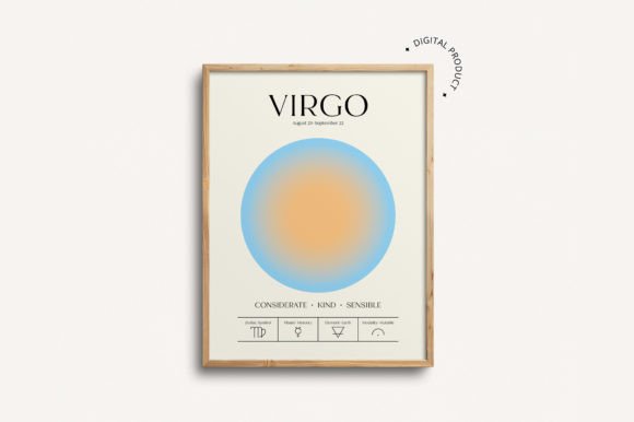 Download Virgo Zodiac Printable Wall Art - Art Collection