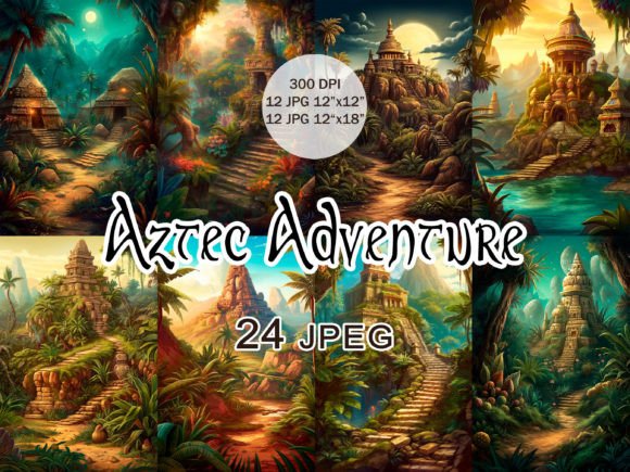 Download Fantasy Aztec Adventure JPEG Clipart - Art Collection