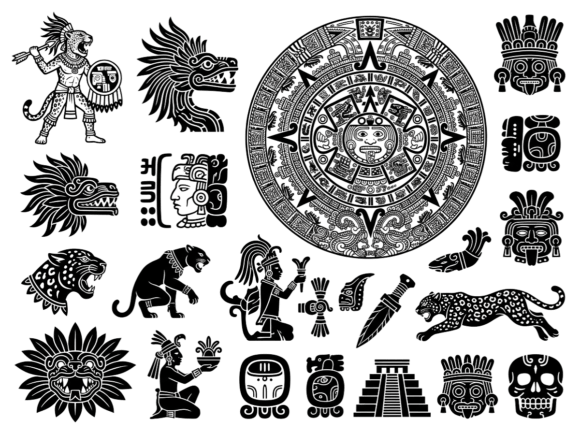 Download Aztec Mayan Icon Clipart Vector Art - Art Collection