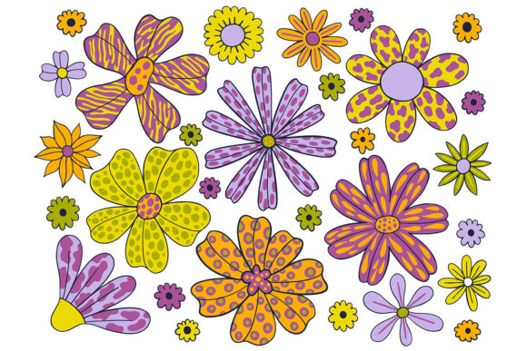 Download Unusual Flower Vuntage Set - Unusual Collection