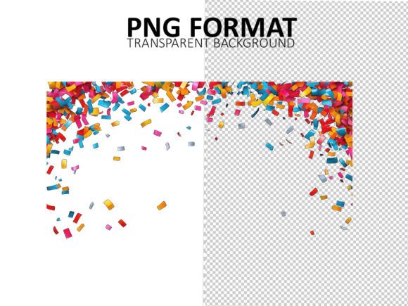 Download Colorful Confetti Clipart - Art Collection