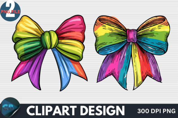 Download Colorful Rainbow Bow Clipart PNG - Art Collection