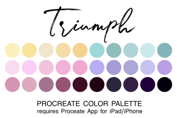 Download Triumph Procreate Color Palette - Premium Bundle