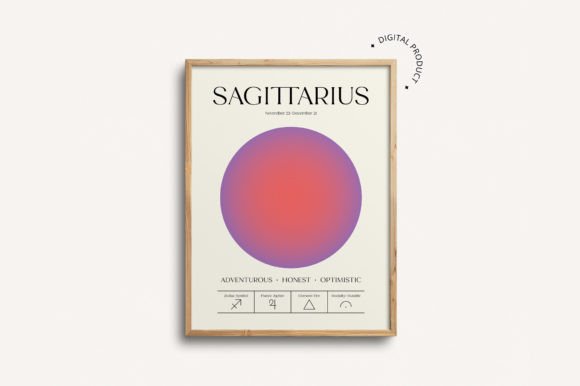 Download Sagittarius Zodiac Printable Wall Art - Art Collection