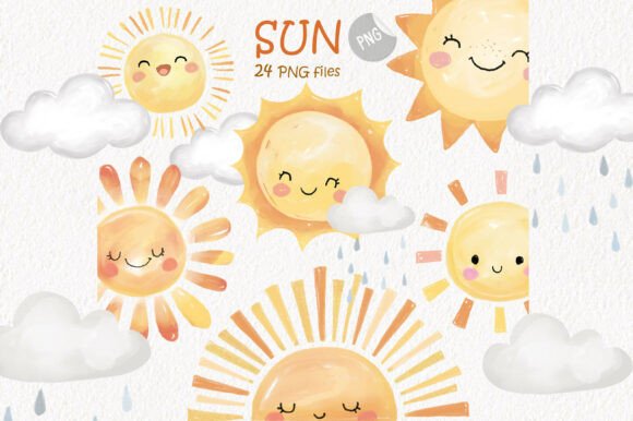Download Sun Clipart | Hand Drawn Clipart - Art Collection