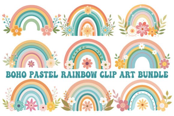 Download Boho Rainbow Design Art Vector - Art Collection