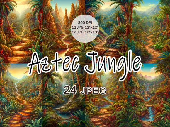 Download Aztec Jungle Tropical JPEG Clipart - Art Collection