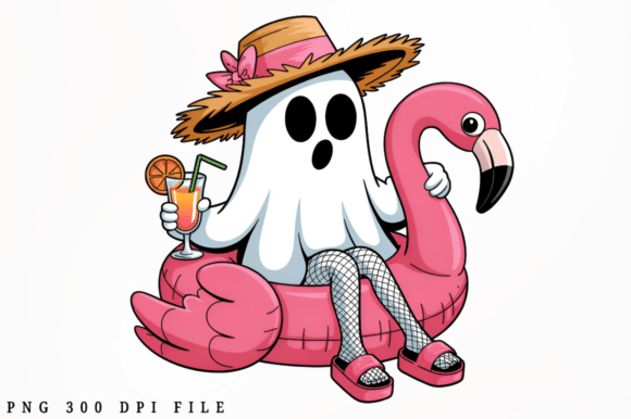 Download Hot Ghoul Summer Halloween Ghost Clipart - Art Collection