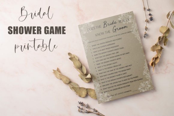 Download Boho Rustic Bridal Party Game - Art Collection