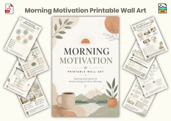 Download Morning Motivation Printable Wall Art - Art Collection