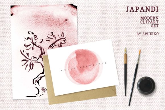 Download Japandi, Modern Clipart Set - Art Collection