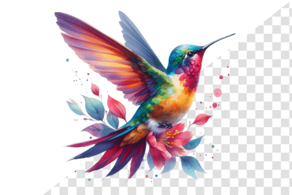 Download Hummingbird Art Watercolors Clipart - Art Collection
