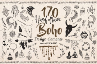 Download Boho Tribal Design Elements Clipart - Art Collection