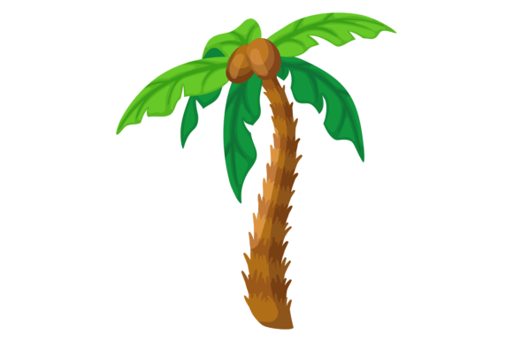 Download Coconut Tree. Cartoon Jungle Palm. Tropi - Art Collection