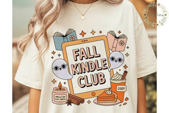Download Cozy Autumn Reading Ghosts PNG Clipart - Art Collection