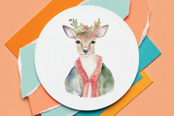 Download Watercolor Deer Clipart - Art Collection