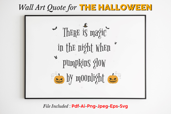 Download Halloween Quote Wall Art-Digital Print. - Art Collection