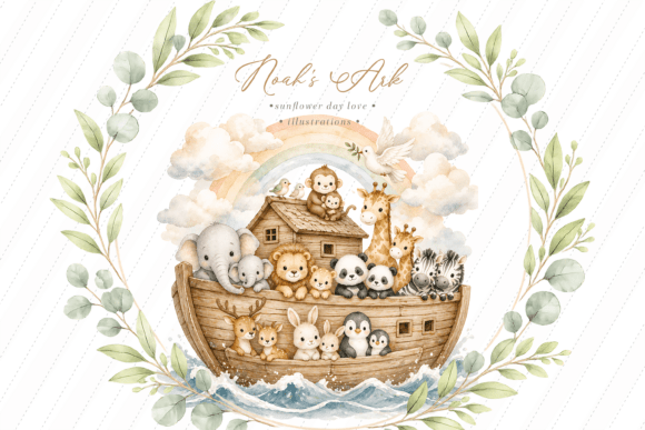 Download Cute Noah’s Ark Baby Clipart - Art Collection