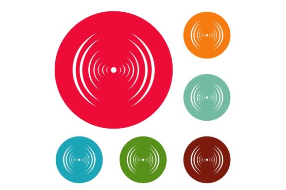 Download Equalizer Abstract Icons Circle Set - Abstract icons Collection