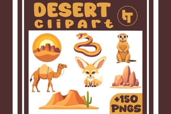 Download Desert Clipart Bundle – Cactus, Sand - Art Collection