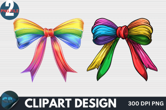 Download Colorful Rainbow Bow Clipart PNG - Art Collection