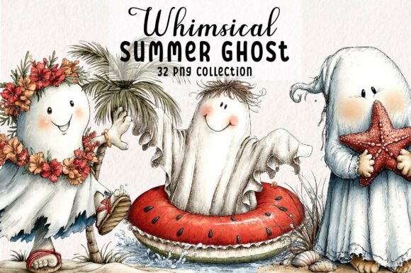 Download Whimsical Summer Ghost Clipart - Art Collection