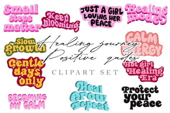 Download Healing Quotes Clipart | Girly Self-Care - Art Collection