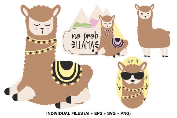 Download Cute Llama Birthday Clipart for Party - Art Collection
