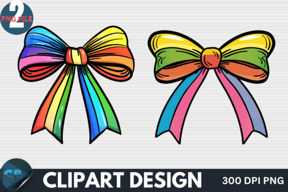 Download Colorful Rainbow Bow Clipart PNG - Art Collection